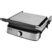 Nod panini- og toastgrill i rustfritt stål med stor grillflate